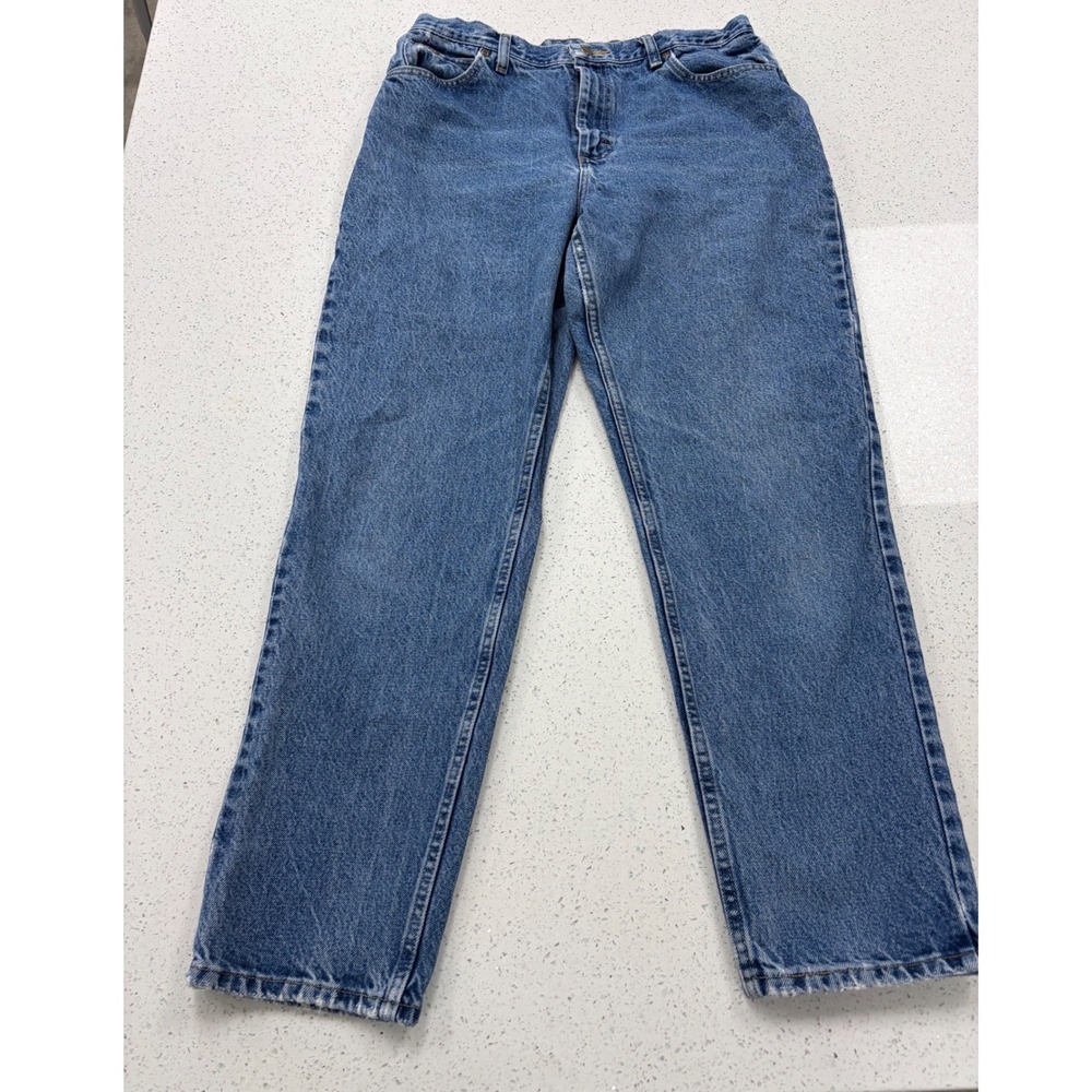 Riders by Lee Womens Blue High Waisted Straight Leg Jeans Size 14M 1305544